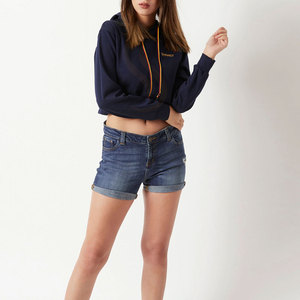 Hoodies for Woman Wool Hoodie Set Winter Fleece Tracksuit 2 Piece Women Set <b>Crop</b> <b>Top</b> Oversize Hoodie Women Sweatshirt - Product Image 3