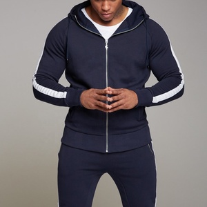 Chándales de entrenamiento de dos piezas para hombre, chándal de chándal unisex con logotipo personalizado de fabricante OEM - Product Image 3