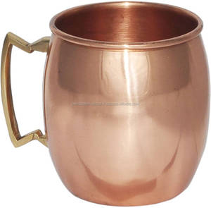 Di alta qualità russa mosca mulo di rame boccale indiano a mano bramato di birra di rame tazza di mulo di rame mulo Mug per bere - Product Image 4