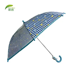 OEM 우산 명확한 플라스틱 마술 색깔 우산 전시회를 위한 도라에몽 우산