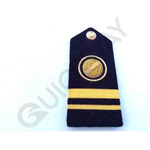 Hombreras bordadas para coser ceremoniales, charreteras personalizadas de Color negro dorado, venta en Pakistán - Product Image 4