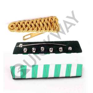 อินทรธนูแผ่นกระดานไหล่สีทองสั่งทำจากวัสดุคุณภาพสูง - Product Image 4