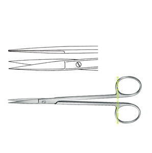 SANVENERO TIJERAS DE FUNCIONAMIENTO FINO STRAIGHT SHARP/SHARP 14CM Instrumentos quirúrgicos Fabricante y exportador - Product Image 2