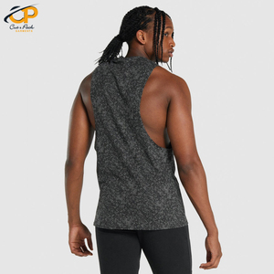 เสื้อกล้ามโพลีเอสเตอร์ระบายอากาศสำหรับผู้ชายเสื้อถักรัดกล้ามเนื้อสำหรับออกกำลังกายสไตล์ลำลองขนาดใหญ่พิเศษสินค้ามาใหม่2022 - Product Image 4