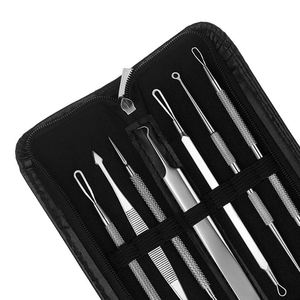 Dermatólogo Grado 8 Acero quirúrgico Comedone/Blackhead/Acne Pimple Remover Manchas faciales/Blemish Extractor SET ELA ELAHI - Product Image 3