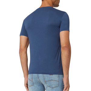 T-shirt OEM Premium pour homme, t-shirt unisexe uni, t-shirt personnalisé, impression sur mesure, t-shirt en coton bio et fibre de bambou, t-shirts en bambou - Product Image 3