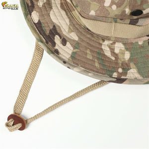 Nuevo producto de algodón de ala ancha pescador camuflaje cubo sombrero Casual Argyle patrón para escenas de caza de verano - Product Image 6