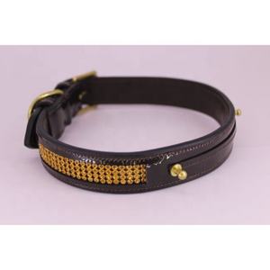 Collar de charol indio de alta calidad para perro, Collar de perro con diamantes de imitación, precio de fabricación - Product Image 2