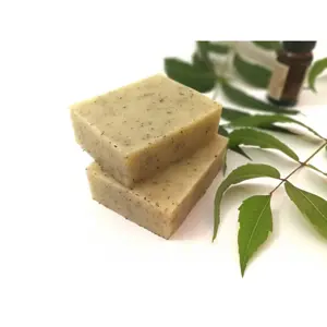 Jabón de Neem puro, jabón antibacteriano de la India, suministro a granel, marca parker, bajo precio