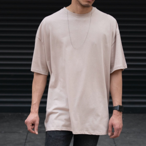 T-shirt oversize grande taille décontracté 100% coton pour homme, design vierge, haute qualité, service OEM disponible, nouvelle tendance été 2023 - Product Image 1