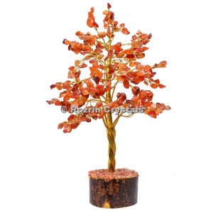 Buy Semiprecious Red Carnelian Golden Wire 300 Chips <b>Tree</b> - Product Image 1