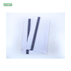 Vente en gros Coton Naturel Doux Matériel Vintage Rayures Coton Serviettes de Cuisine - Product Image 1