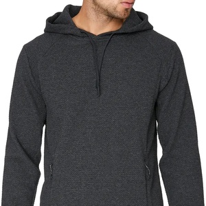 Sudadera con capucha de invierno para hombre de 100% algodón al por mayor, jersey de manga larga de lana sólida, patrón de impresión personalizado, método de impresión Digital - Product Image 1