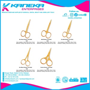 Ciseaux cosmétiques professionnels en gros pour cils, sourcils, coupe ciseaux de beauté, lame tranchante pour soins personnels, logo personnalisé - Product Image 6