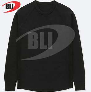 Meilleure qualité à manches longues 100% coton polaire sweat-shirts col rond Streetwear saison d'hiver pull à épaules tombantes pour hommes - Product Image 3