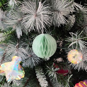 8cm Tissue Paper Balls Hanging <b>Ornament</b> For Party Decoration - Product Image 3