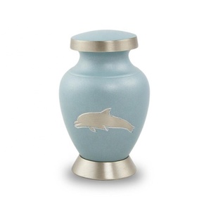 METALLIC ELEGANCE Adult Cremation <b>Urn</b> for Human Ashes American Style <b>Large</b> Male Female Size 220 Cubic Inches Funeral Supplies - Product Image 2
