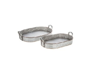 Placa de cargador de Metal de forma redonda de gran venta, bandeja de servicio de Color plateado de diseñador único para bodas, uso único para bodas - Product Image 4