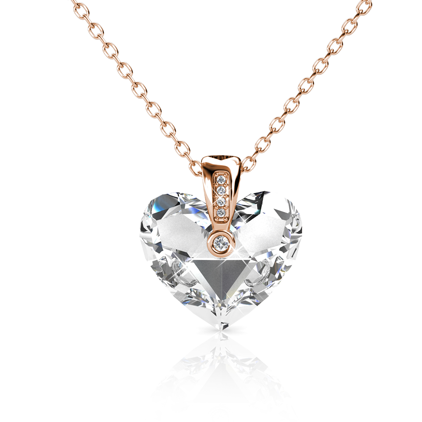 S925 With 18k Rose Gold Plated Most Popular Necklace