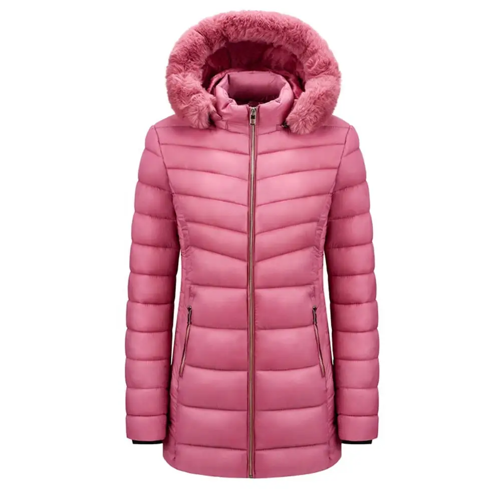 Europäische und amerikanische Mode Spiegel Leder Bubble Coat Puffer Jacke und Winter mäntel für Damen Die neue Damen Daunen jacke