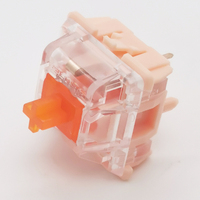 Interrupteur mécanique Tecsee Coral Switch OEM ODM, interrupteur de clavier lubrifié, tige en nylon, boîtier en nylon PME, interrupteurs tactiles pour clavier