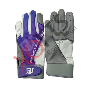 2024 nueva llegada guantes de bateo de béisbol cuero ambidiestro duradero ligero diseños personalizados al por mayor precio barato OEM - Product Image 3