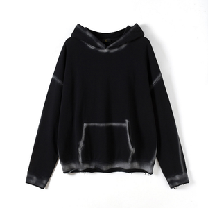 OEM Casual Men's Oversized Fit <b>Hoodies</b> Zipper up Solid Color Custom Logo Heavyweight Simple Spring Autumn Fleece Hoodie - Product Image 2