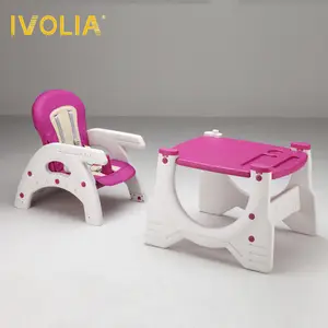 5 point safty belt easy clean Rocker Baby Feeding High Chair 3 in 1 feeding baby high chair