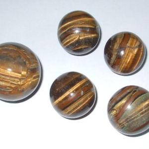 Obtenga en línea Esferas de ojo de tigre: Esferas de ojo de tigre a la venta piedra de Reiki curativa decoración del hogar - Product Image 1