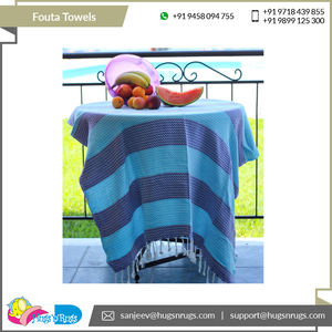 Meilleur exportateur 100% OEM Multi Color largement vendu gamme exclusive motif élégant Fouta serviettes de plage de l'exportateur indien - Product Image 2