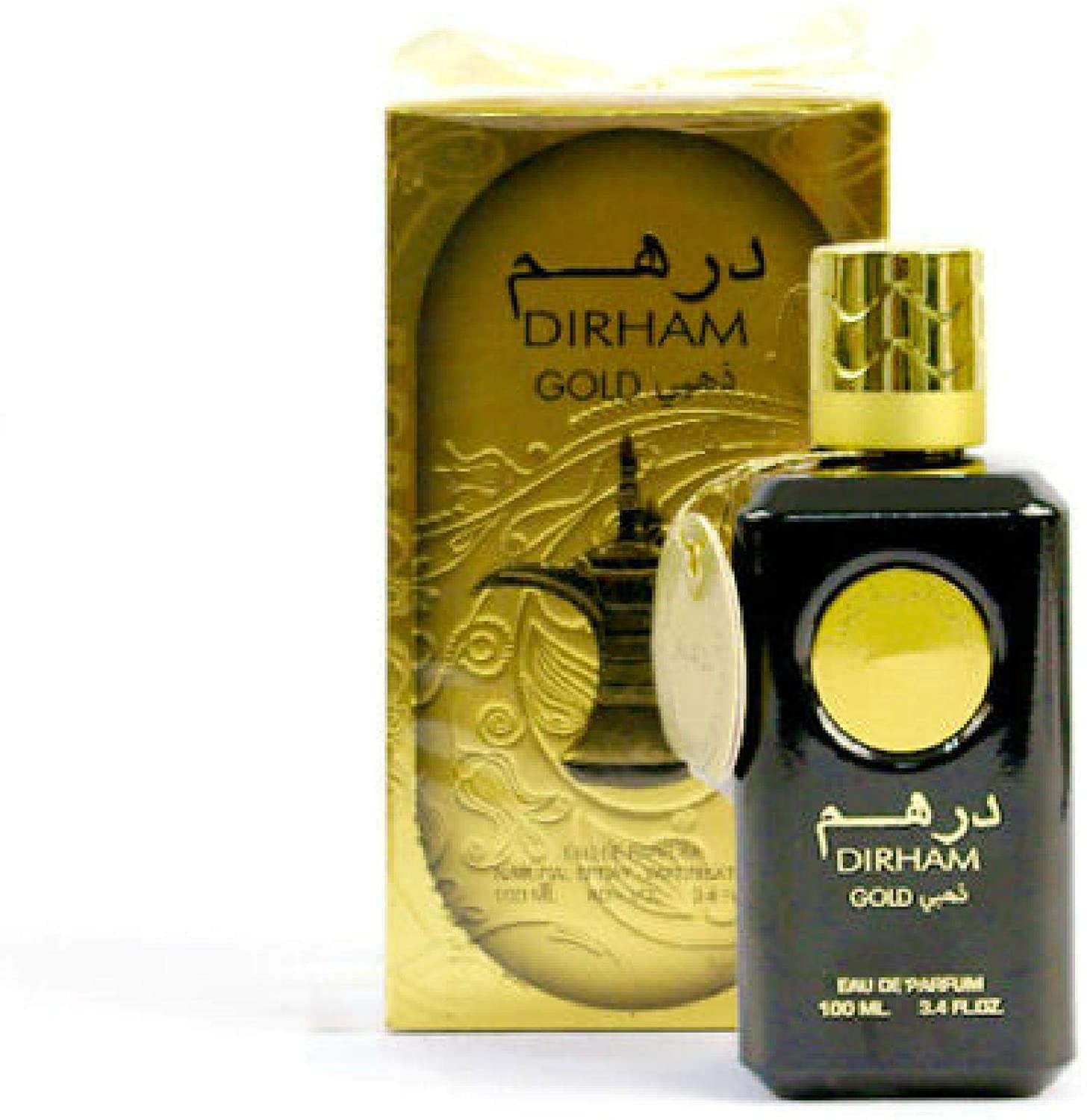 Al Zaafaran Dirham Золотая духи, 100 мл Мускусное и сандаловое дерево, духи без спирта Дубай, арабские духи
