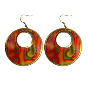 Pendientes coloridos Holi para mujeres y niñas - Product Image 3