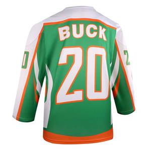 Conjunto de Jersey de hockey sobre hielo de equipo personalizado de alta calidad OEM nombre ropa deportiva en blanco para adultos impresión por sublimación - Product Image 2