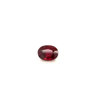 Pierre de rubis rouge profond naturel certifié GRS, coupe ovale à facettes, exclusif, pierres précieuses non chauffées, grossiste Acheter fournisseur de revendeurs en ligne