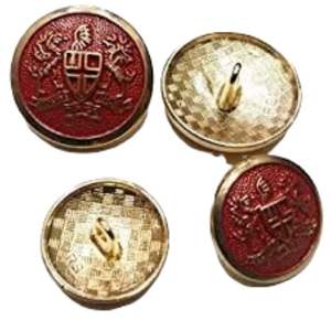 Boutons métalliques fantaisie de haute qualité, 4 pièces - Product Image 5