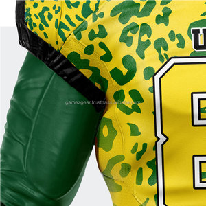 Design Your Own Sublimation Breathable Plus Size American Football Jersey Custom Team Uniform - Product Image 3
