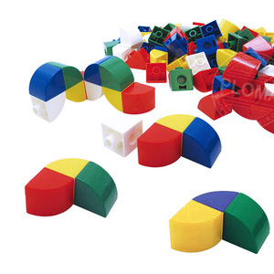 ของเล่นตัวต่อเพื่อการศึกษาทำจากพลาสติกปลอดสารพิษก้อน1/4ก้อน200ชิ้นอายุ<span class=keywords><strong>3</strong></span> + - Product Image 3