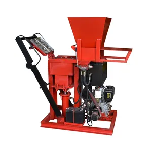 Eco Brava small manufacturing machines to work at home,cheap clay hydraulic block machines