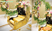 Mariage pakistanais mariée entrée Doli Floral mariage mariée Palki pour entrée belle Maharani Doli pour mariage usine vente USA
