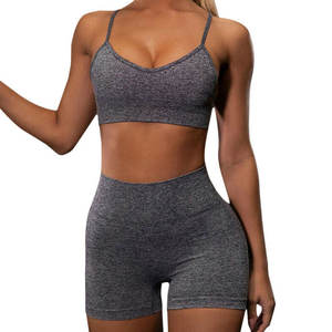 Ensemble de yoga pour femmes, vêtements athlétiques, de fitness, à manches longues, sans couture, pour la course à pied et le fitness, bleu, de qualité supérieure, 2022 - Product Image 5