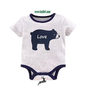 Oem/odm ขายส่งเด็กเสื้อผ้าเด็กวัยหัดเดิน100% อินทรีย์ไม้ไผ่ผ้าฝ้าย Rompers ทารกแรกเกิดบอดี้สูทช้อปปิ้งออนไลน์อินเดีย - Product Image 1