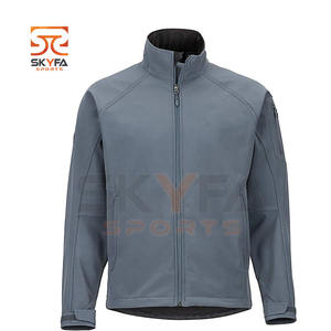 Wholesale Spring And Fall <b>Soft</b> <b>Shell</b> <b>Jacket</b> <b>Men's</b> Casual Solid Color Blank Sports <b>Jacket</b> Coat For <b>Men</b> - Product Image 1