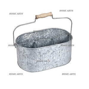Porta Cubiertos Galvanizado con Mango de Madera, Tamaño y Forma Personalizados, Porta Utensilios a Precio Accesible - Product Image 5