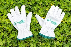 Guantes de trabajo de piel de cabra de alta resistencia para hombres y mujeres Utilidad de uso general, aparejo de conductor, guantes de seguridad y jardinería - Product Image 5