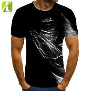 T-shirt pour homme 100% polyester, mode estivale, manches courtes, col rond 3D, motif visuel, t-shirt surdimensionné pour homme - Product Image 6