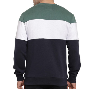 Sweat-shirt à col rond pour hommes, logo personnalisé, bon marché, sweat-shirt uni - Product Image 3
