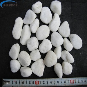 Fournisseur chinois Vente chaude Galets blancs comme neige <span class=keywords><strong>pour</strong></span> les allées de jardin Pavage Aménagement paysager Galets décoratifs - Product Image 6