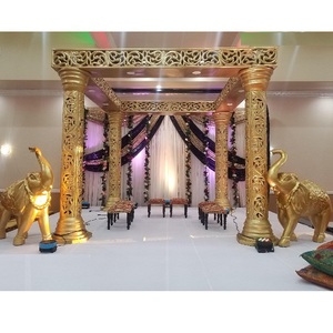 Mandap de Boda de Fibra de Vidrio Atractivo y Portátil, Decoración de Estilo Tradicional, Color Personalizado para Bodas en Nueva Zelanda y Reino Unido - Product Image 1