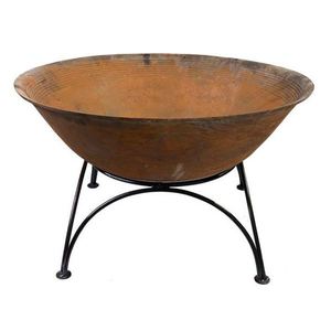 Foyer à bois durable et durable en acier corten - Product Image 1