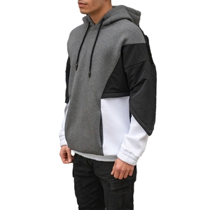 Sudadera con Capucha Extra Grande 100% Algodón para Hombre, Tejido de Punto con Textura de Paracaídas, Ecológica, Nuevo Estilo, Buen Precio, Venta al por Mayor - Product Image 2